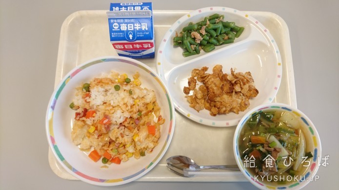 1 23 木 の給食 給食週間 アメリカ 福井県 はなまる給食写真館 全国の学校給食の写真を投稿 共有 給食ひろば